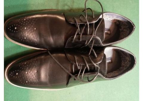 Bruno Marc black shoes, size 14; slightly worn